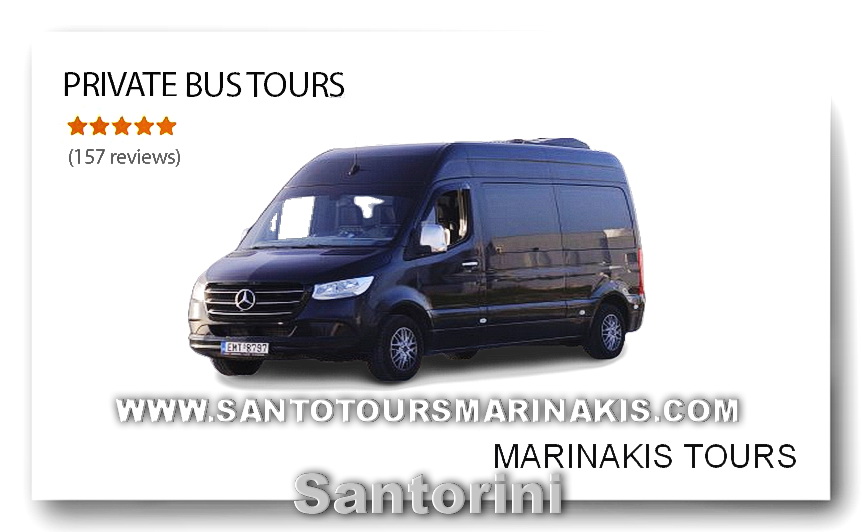 BUS TRANSFERS IN Santorini by Marinakis Tours