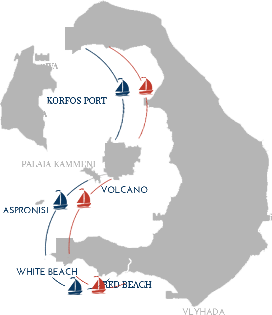Cruise route map