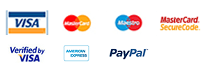 Visa, Mastercard, Amex, Klarna, JCB, Bancontact, Apple Pay, Google Pay, PayPal