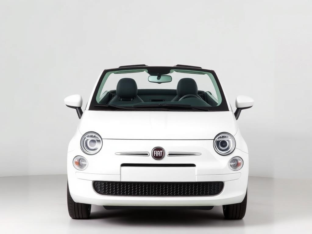 Fiat 500 Cabrio Automatic — Santorini rental