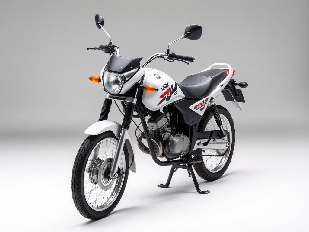 Yamaha TW 125 — Santorini rental